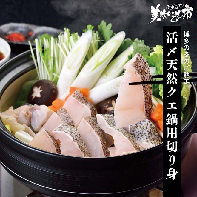 公式 九州産 活〆天然クエ鍋用切身 魚 とれたて 美味いもの市 アクセルクリエィション ショッピングモール