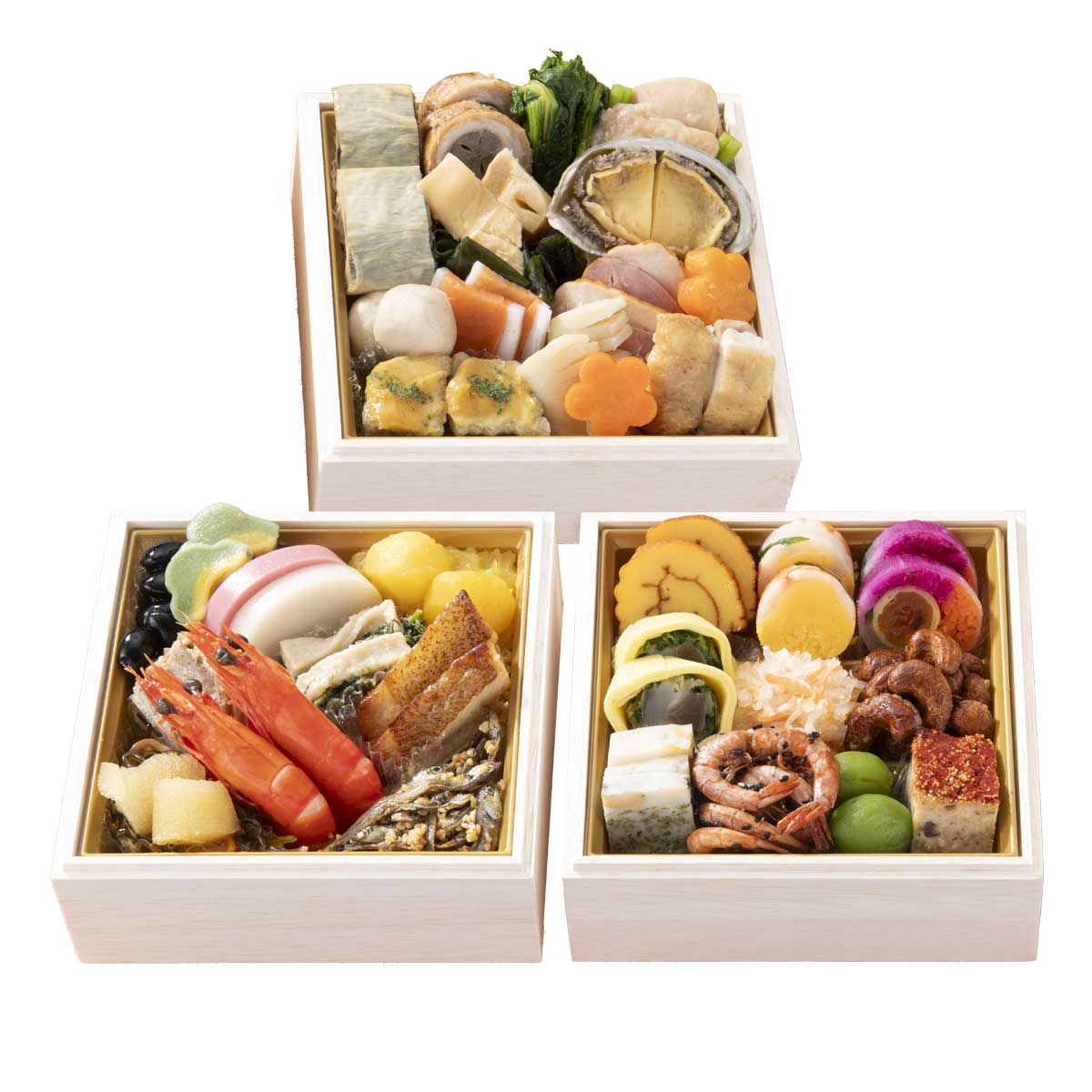 【りしこ】1644 16点おまとめ 公式】 【終】神楽坂前田監修おせち「花灯」 超早割（ねこぶだし1本付+