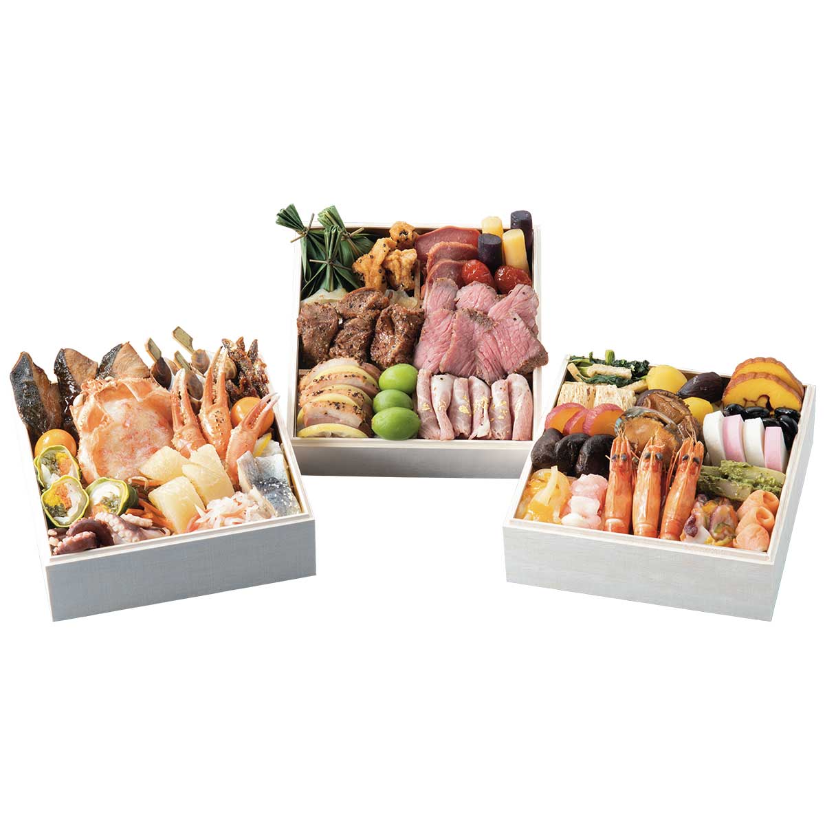 公式】 銀座の3名店がコラボ 三段重おせち【クーポンあり】 (おせち