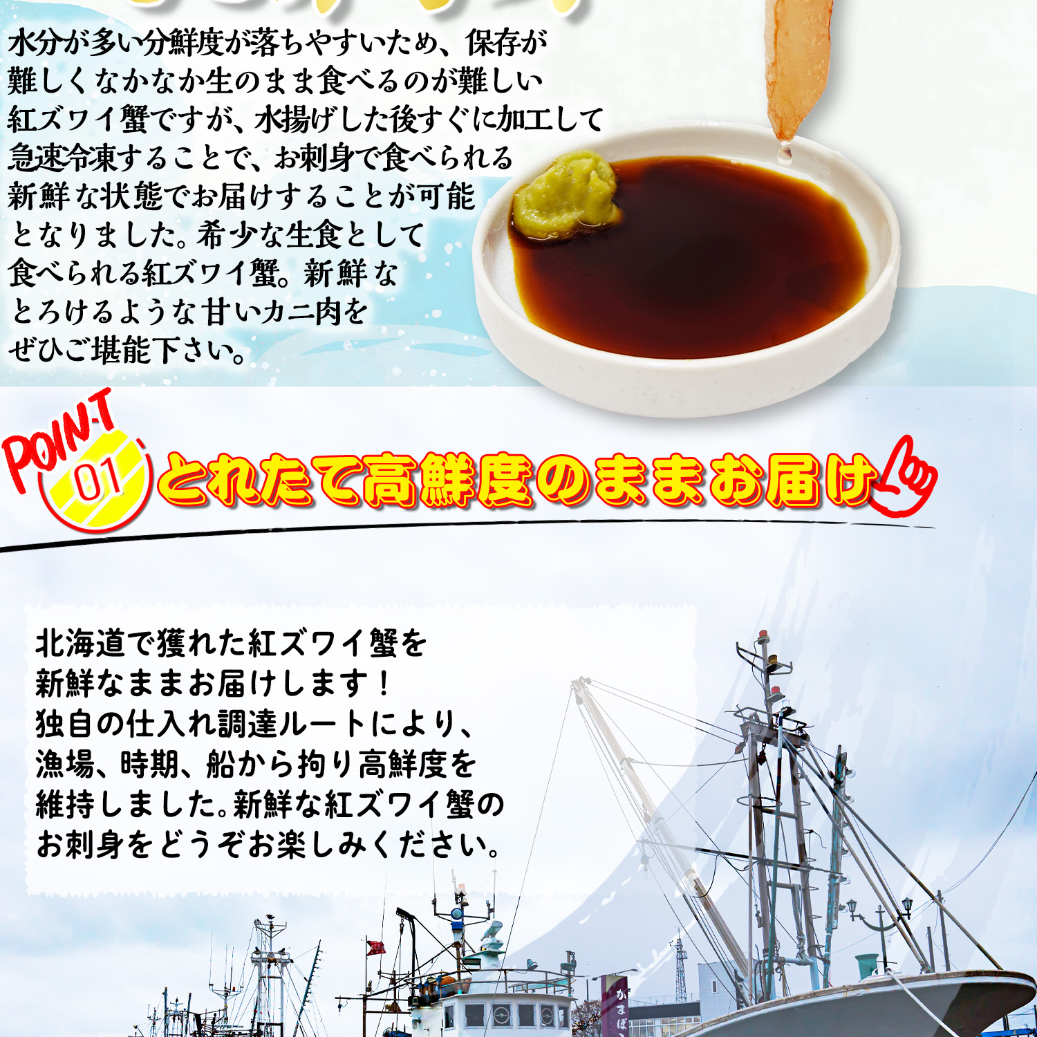 公式】 紅ズワイ蟹爪下（WEB限定） (蟹)| とれたて！美味いもの市