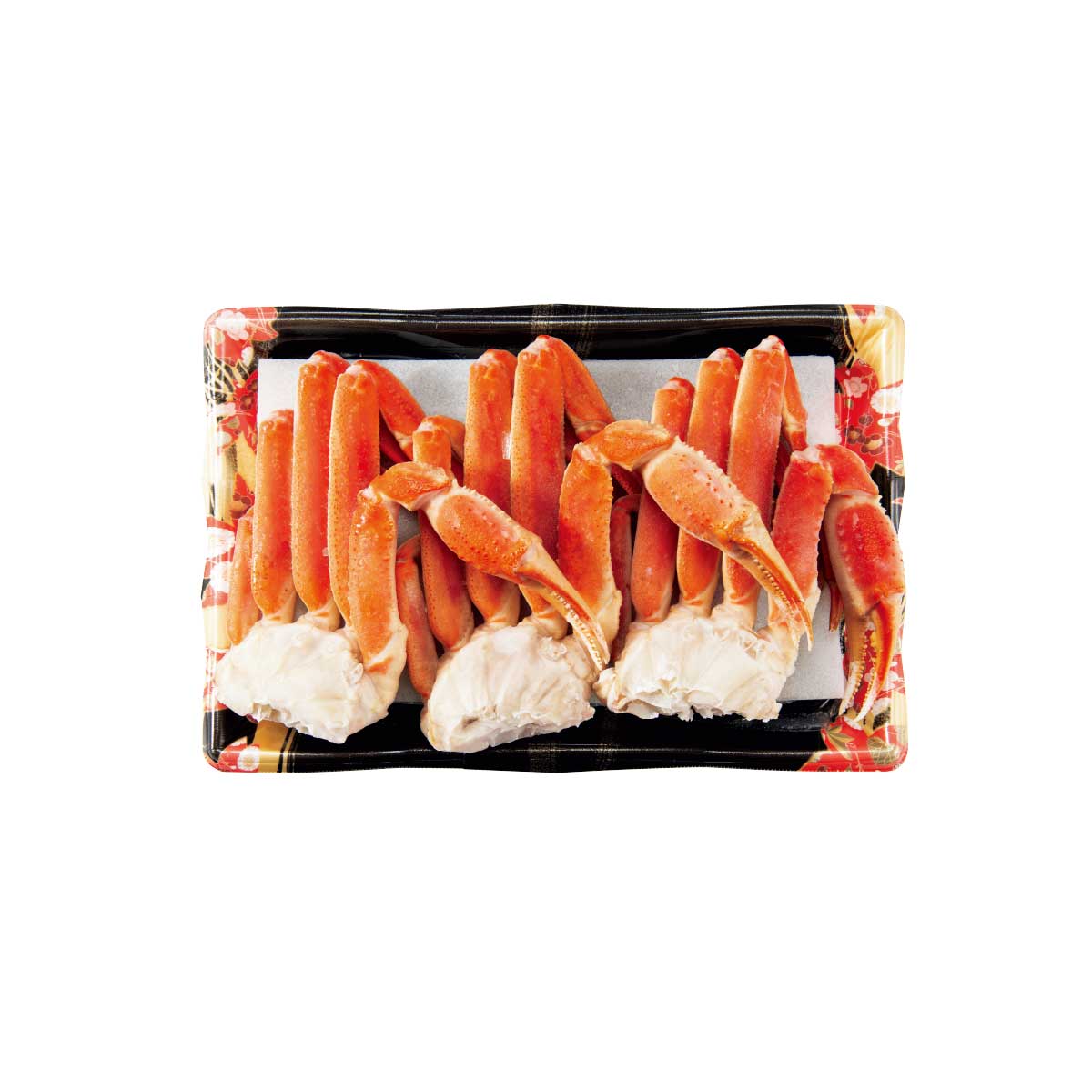 公式】 【終】【完売】特特大 6Lサイズ 本ズワイ蟹脚 3肩 総重量1.6kg