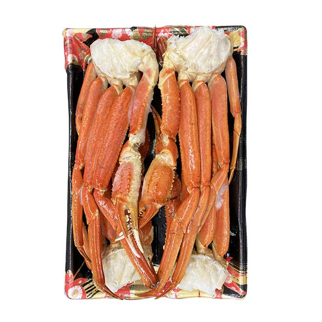 T　泡特大2本 公式】 特大5Lサイズ 本ズワイ蟹脚 総重量1.6kg 4肩 (蟹)| とれたて