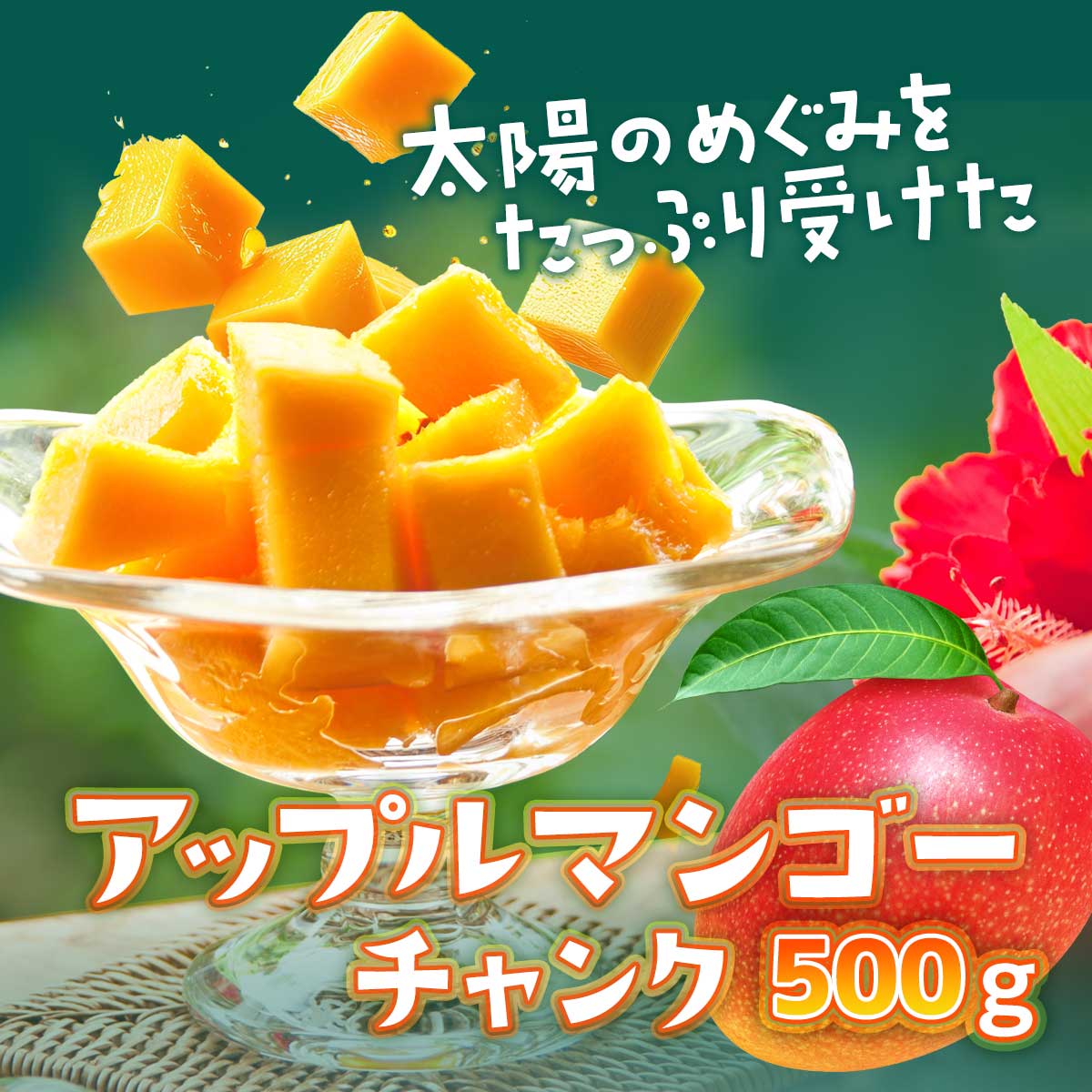 公式】 アップルマンゴーチャンク 500g (おやつ・菓子・スイーツ
