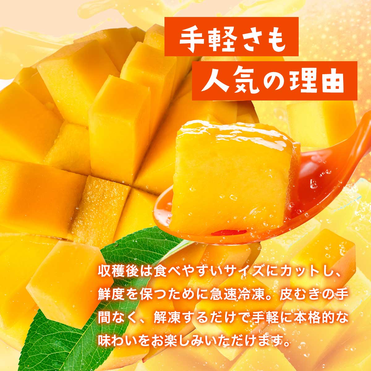 公式】 アップルマンゴーチャンク 500g (おやつ・菓子・スイーツ
